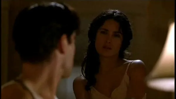 Duże SALMA HAYEK Enjoying Sex ciepłe filmy