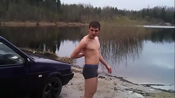 Big Russian amateur: skinny dipping warm Videos