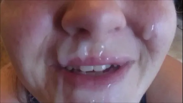 Big Horny Girl Giving Blowjob Gets A Huge Cum Surpise Facial With Hot Thick White Cum warm Videos