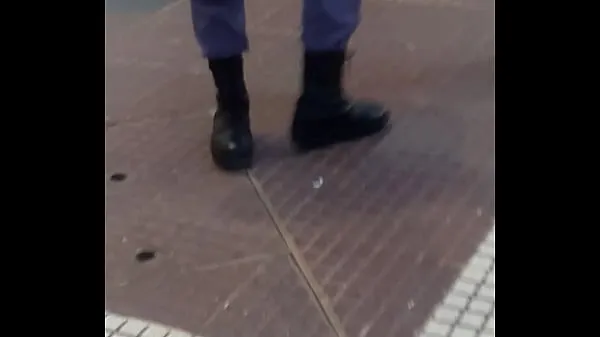 Büyük Bulto de Policía en la calle sıcak Videolar