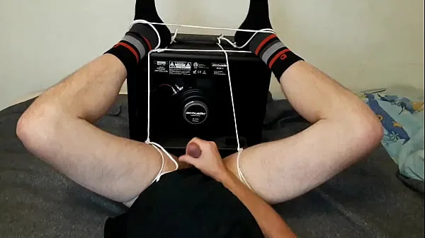 大 Self bondage: Feet and Legs tied making myself cum 温暖的视频