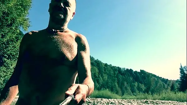 Big skinny dip in late summer warm Videos