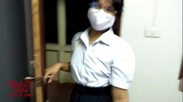 Big Asian teen sex with his girlfriend wear thai student uniform warm Videos