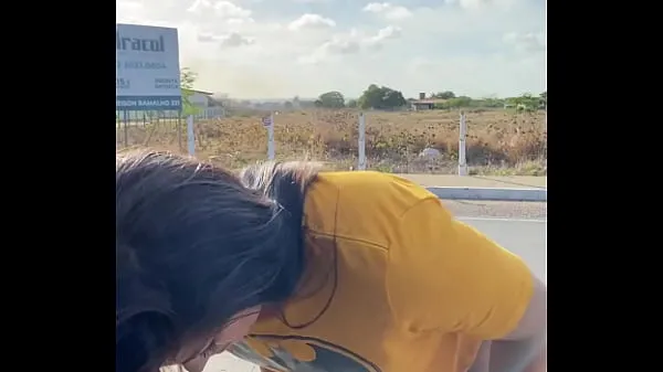 Grote Marido larga esposa nua no meio da rua em João Pessoa Luana Kazaki warme video's