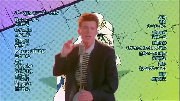 Grosses RICK ASTLEY JOJO OPENING RICKROLL IS UNBREAKABLE vidéos chaleureuses