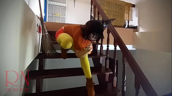 Grote SCOOBY DOO, VELMA, cosplay, regina noir, lingerie, stockings, nylon, panties, pantyhose, tights, bikini, pinup, nude, Naked, masturbation, POI, Pin-up, Pin up, retro, vintage, classic, classic film, retro france warme video's