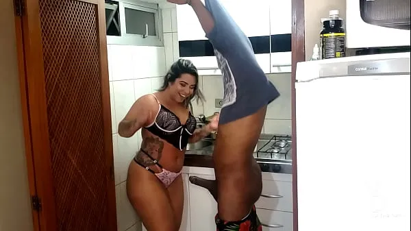 Big Nego Top Delicia caught me tasty in the kitchen warm Videos