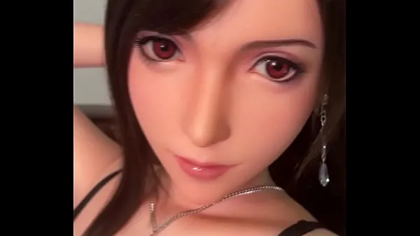 Μεγάλα FF7 Remake Tifa Lockhart Sex Doll Super Realistic Silicone ζεστά βίντεο