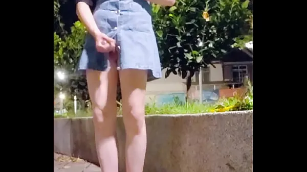 Store Pseudo-girl] Dress field hand punch varme videoer