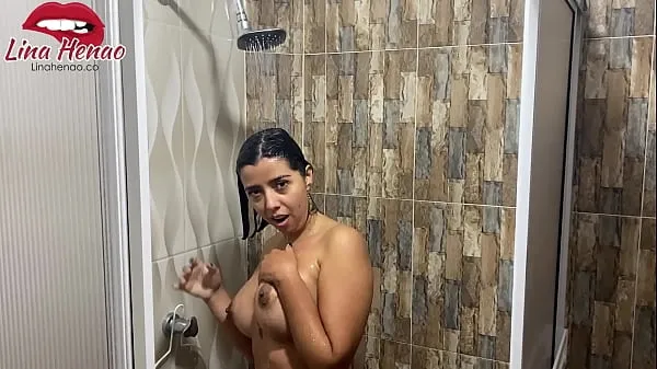 Big My stepmother catches me spying on her while she bathes and fucks me very hard until I fill her pussy with milk warm Videos