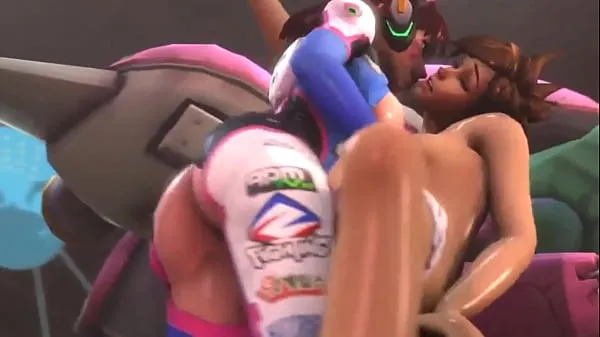 Grosses Compilation 3D: Overwatch Traycer Dva Futa Fellation Dick Ride Doggystyle Anal Fuck vidéos chaleureuses