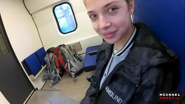 Stora Real Public Blowjob in the Train | POV Oral CreamPie by MihaNika69 and MichaelFrost varma videor