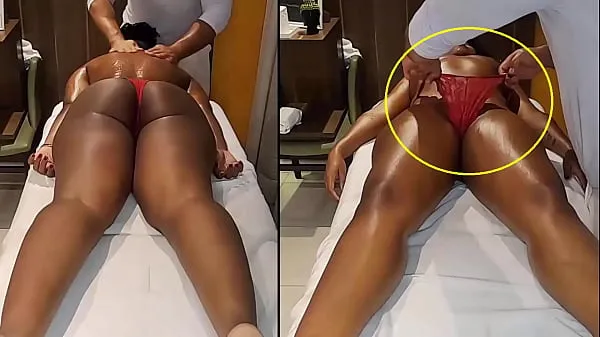 Grosses La caméra le thérapeute enlevant la culotte du client pendant le service - Massage tantrique - REAL VIDEO vidéos chaleureuses