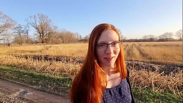 بڑے Redhead young woman undresses outside for the first time گرم ویڈیوز